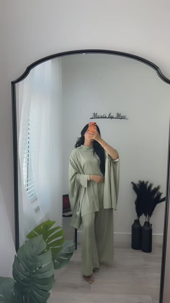 Flower Embellished Co-Ord Set