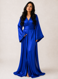 Organza Royal Blue Classic Kaftan