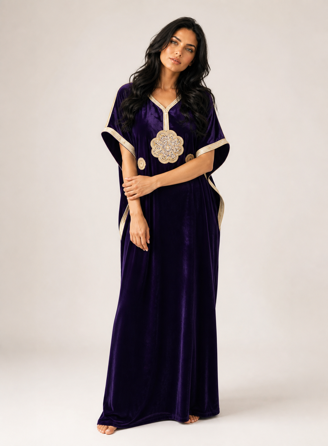 Batwing Velvet Gandora