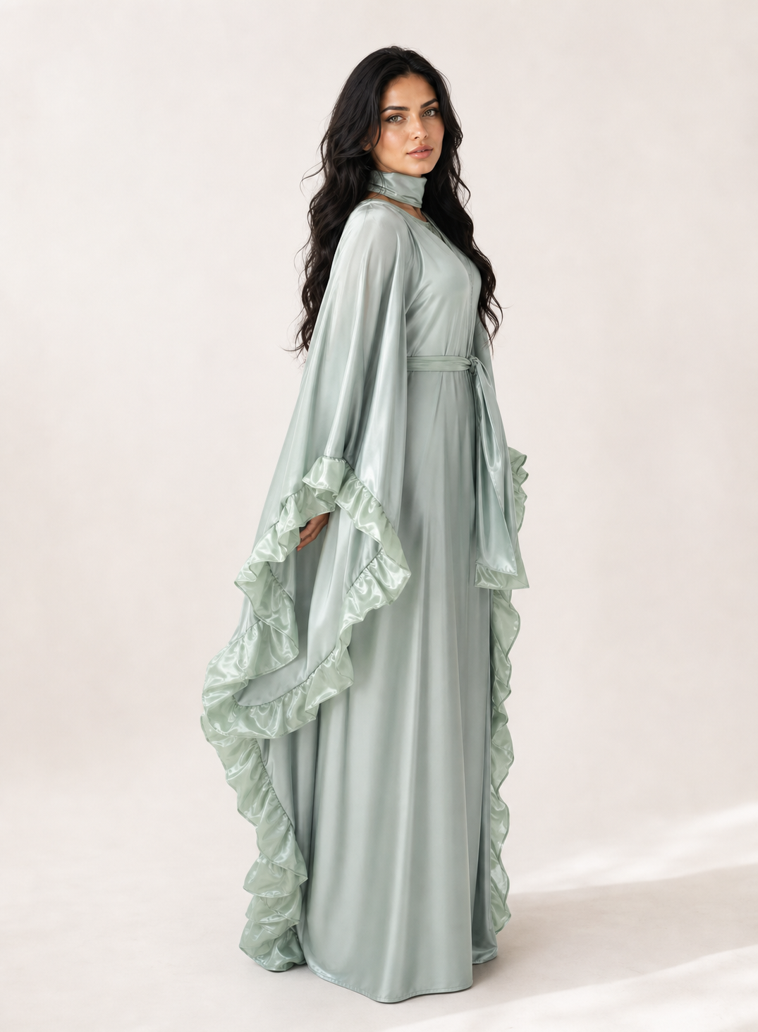 Stow-shopper Ruffle Kaftan